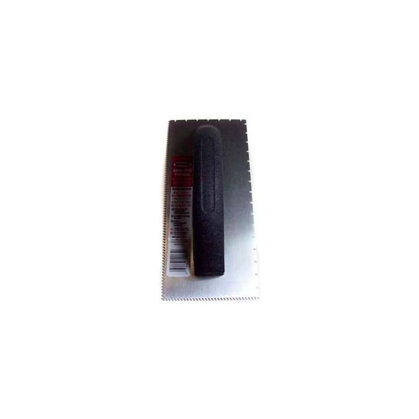 1-1/6in - 1-1/8in Notched Trowel For Installation With Mastic Adhesive